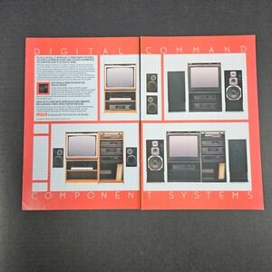 1985 RCA Digital Command Components‎ Systems Vintage Print Ad Audio Video Stereo